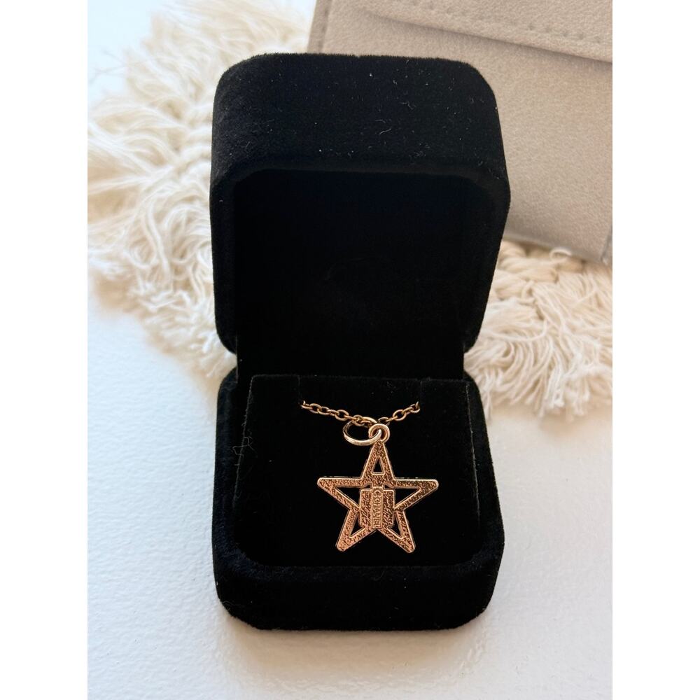 ✨ Vintage ONLY 1! CHANEL Star Upcycled Necklace: BOGO Sale! ✨black - Picture 4 of 5